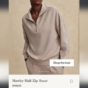 Women's Hawley Half Zip Sweatshirt By Varley